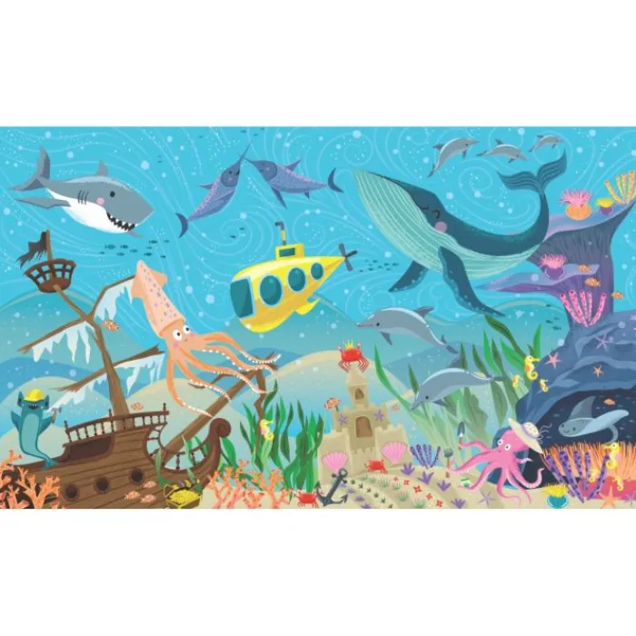 Wall Decals<SmileMakers Underwater Discovery Wall Mural - Office Décor from