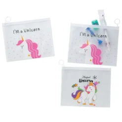 Dental Kits | Dental Practice Essentials<SmileMakers Unicorn Large Dental Zipper Pouches - Dental Kits from