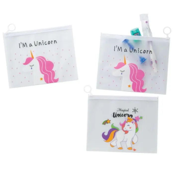 Dental Kits | Dental Practice Essentials<SmileMakers Unicorn Large Dental Zipper Pouches - Dental Kits from