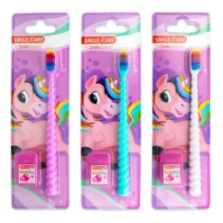 Ready-to-go Dental Kits | Dental Kits<SmileMakers UnicornToothbrushes and Floss Kits - Toothbrushes From