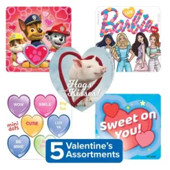 Valentine's Day | Samplers & Assortments<SmileMakers Valentine's Sticker Sampler