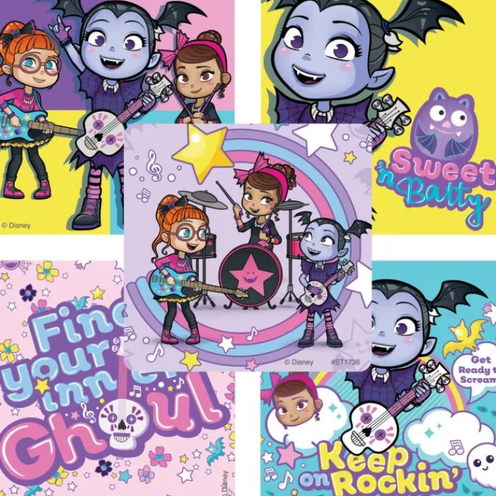 Disney Stickers | Character Stickers<SmileMakers Vampirina Ghoul Girls Stickers - Stickers from