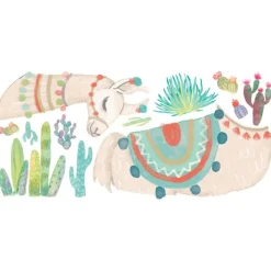 Wall Decals<SmileMakers Watercolor Llama Giant Wall Decals - Office Décor from
