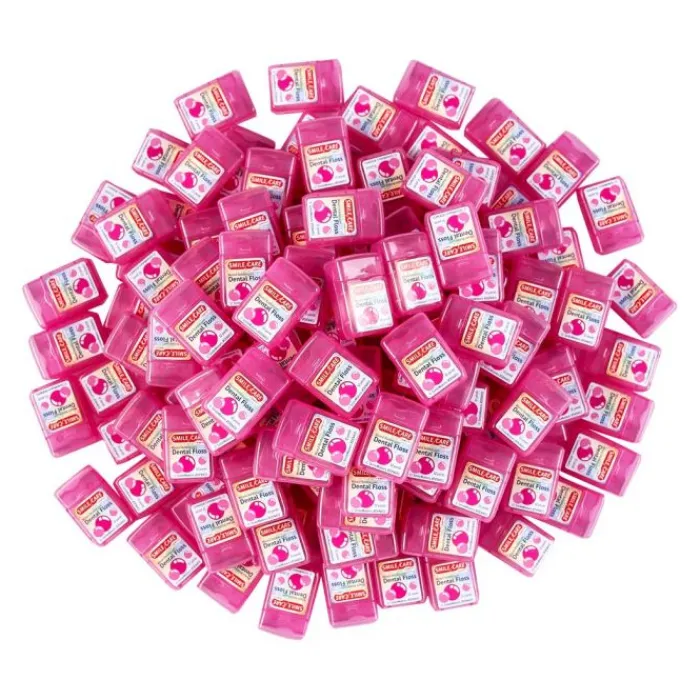 Toothpaste, Floss & Mouthwash | Dental Practice Essentials<SmileCare 12 Yards Bulk ™ Waxed Bubblegum Floss - Dental Floss from SmileMakers