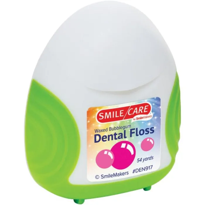 Dental Practice Essentials<SmileMakers 54 yd Bubble Gum Flavor Floss - Dental Floss from
