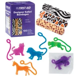 Bandages | Medical Practice Essentials<SmileMakers Zoo Animal Bandage Bundle - Bandages from