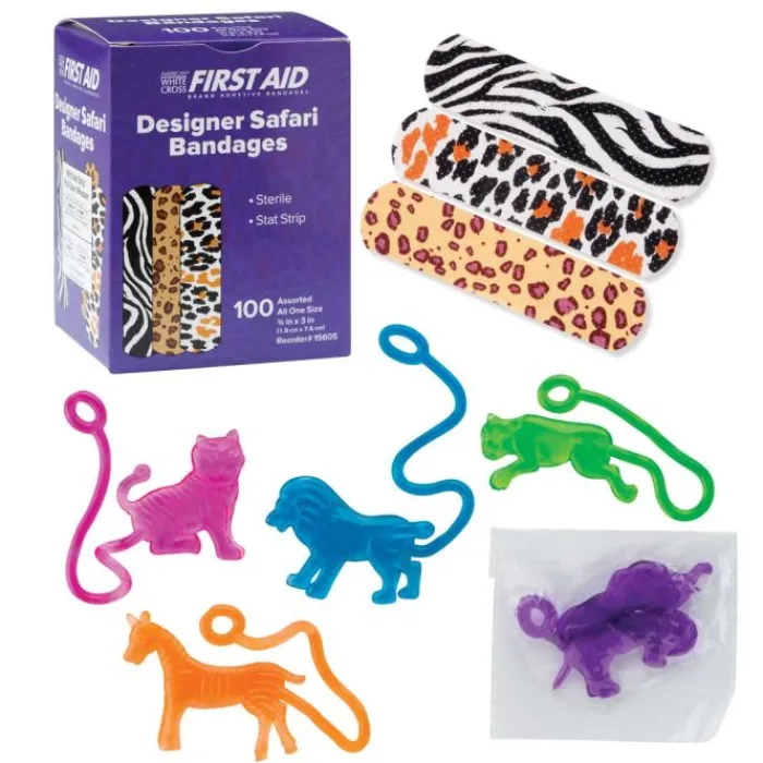 Bandages | Medical Practice Essentials<SmileMakers Zoo Animal Bandage Bundle - Bandages from