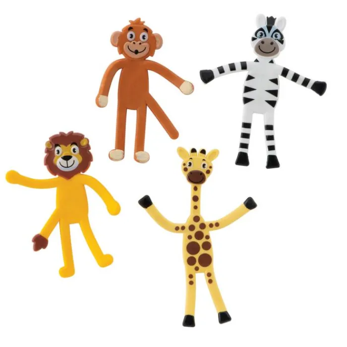 Figurines | Toys<SmileMakers Zoo Animal Bendables - Toy Figurines from